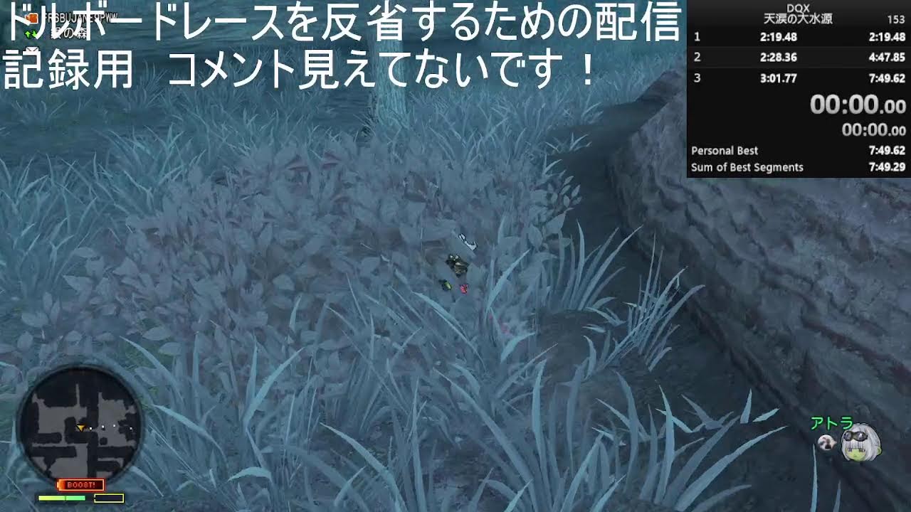 ドルボレースを反省するための配信