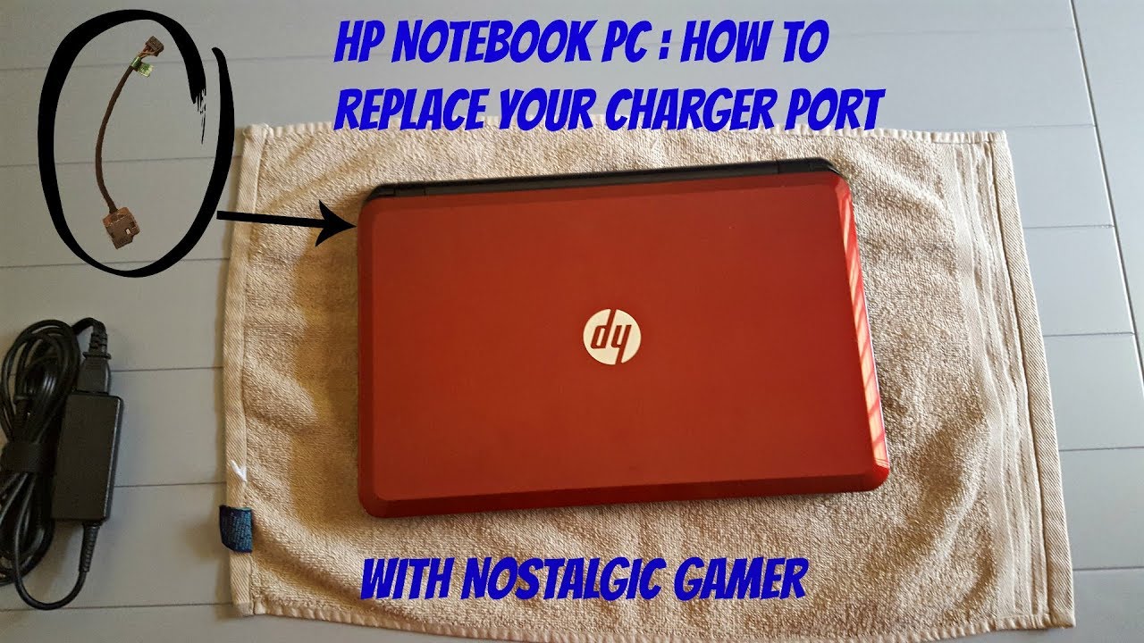 How to replace charger port on an Hp Laptop