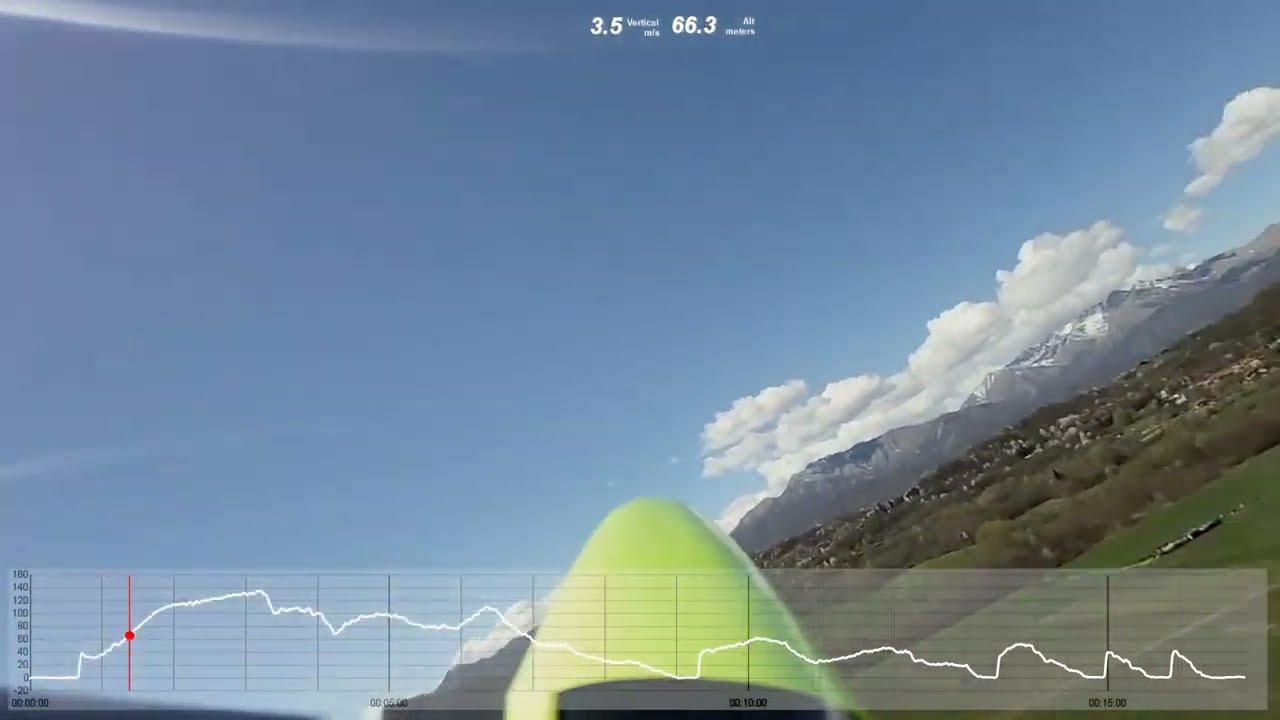 F3K Yoda - Runcam Thumb 200mAh battery test