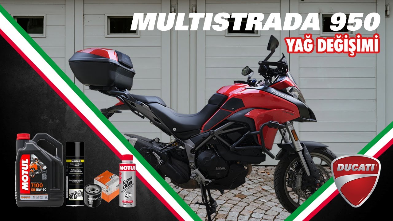 Ducati Multistrada 950 Yağ Değişimi | Kendin Yap!