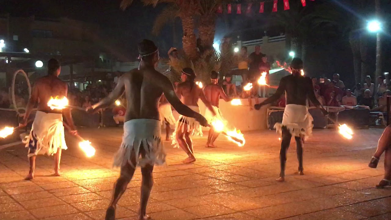 Caribbean world djerba 2018 Fire show