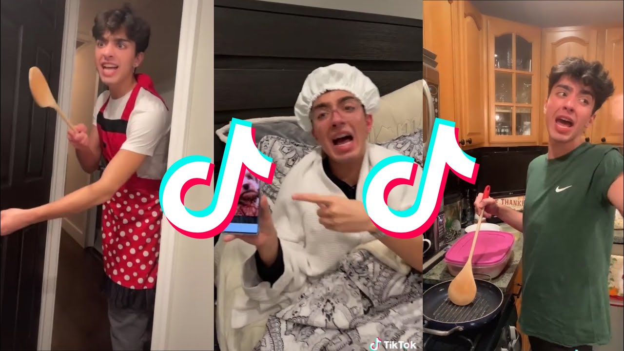 Son pretends to be mother / TikTok compilation (funny tiktoks)