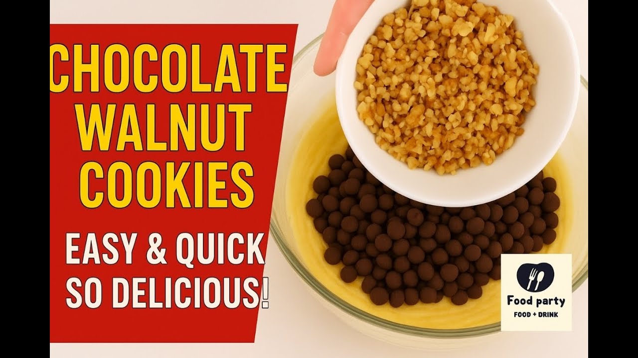 Best Chocolate Walnut Cookies 🍪 Easy & Quick Recipe (So Delicious!)