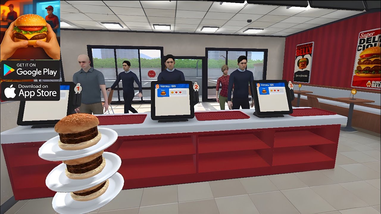 Burger Belly: Android Gameplay