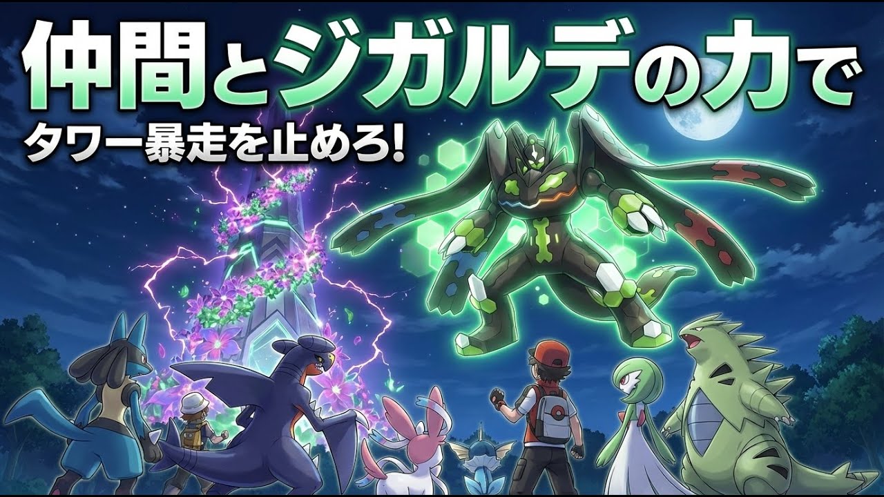 🐾ポケモンレジェンズゼットエー🐾Part31【仲間とジガルデの力で】タワー暴走を止めろ！総力戦開始
