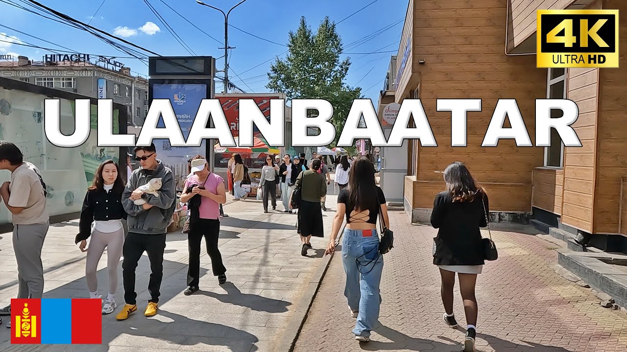 Ulaanbaatar – Exploring Mongolia’s Capital 🇲🇳 Aug 2025 [4K HDR]