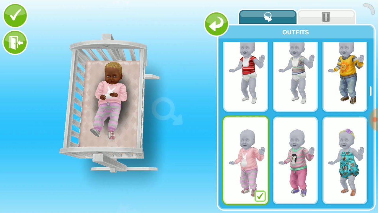 NEW CLOTHES / Sims Freeplay 100 Baby Challenge