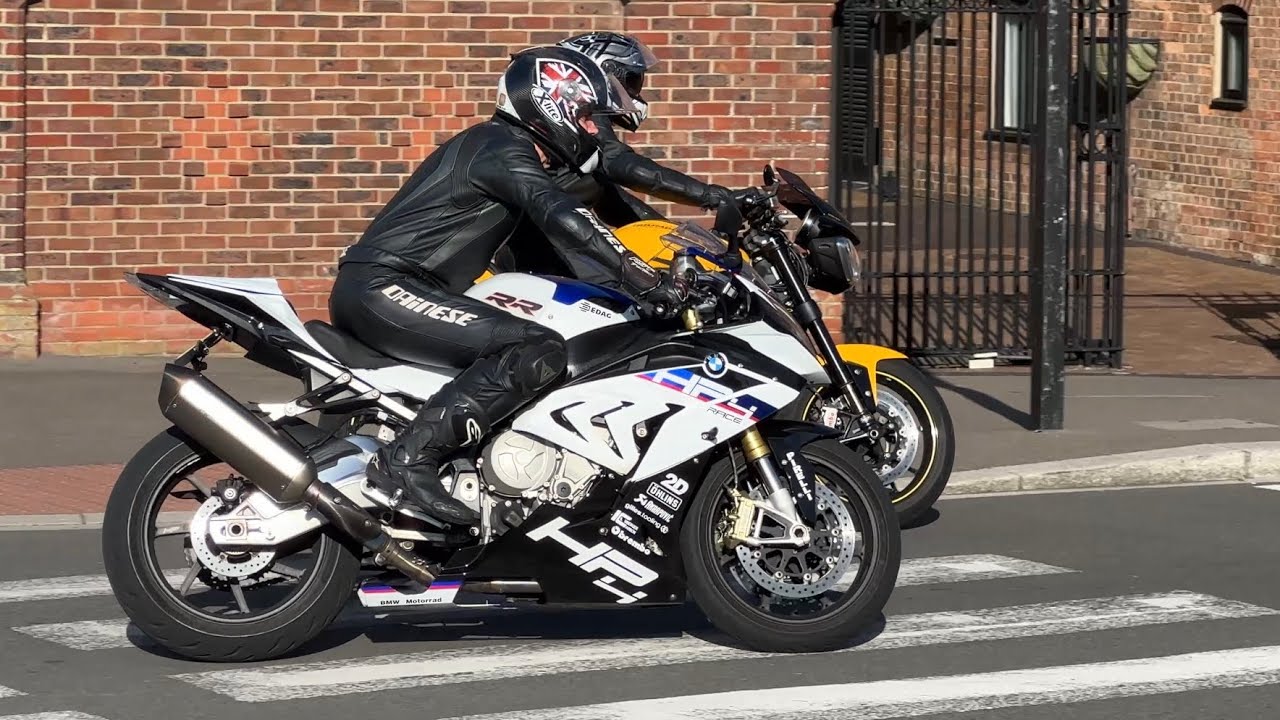 Motorcycles take over the quay! Poole bike night arrivals 29.04.25