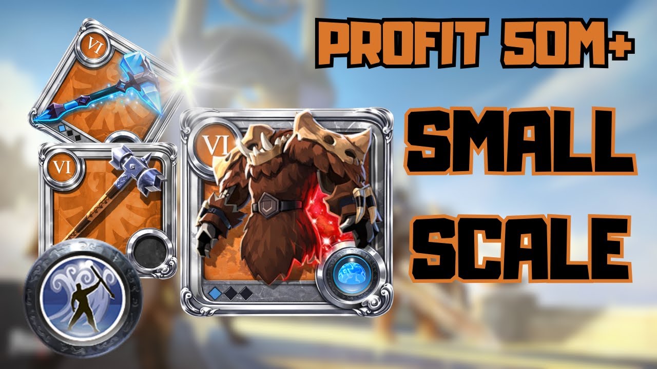 Profit de 50M+ Small Scale - ALBION ONLINE