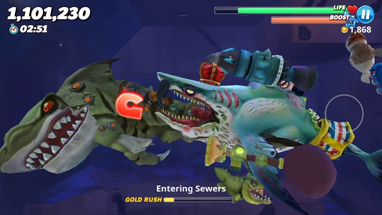 ZOMBIE SHARK NEW LIVE CONTEST (SOUTH CHINA SEA) - Hungry Shark World