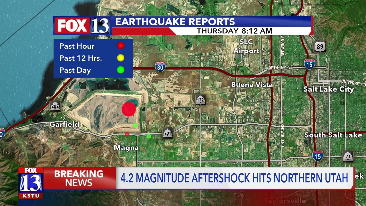 U of U seismologist, Jamie Farrell, discusses Thursday morning's 4.2 aftershock.