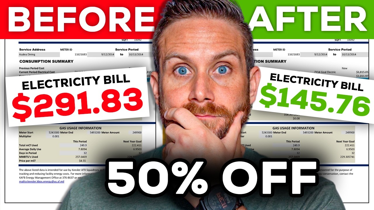 Cut Your Gas & Electric Bill in Half in 10 Minutes