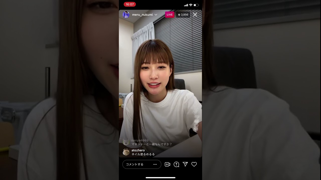 2021/6/30めるるインスタライブ