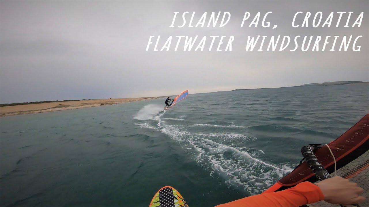 ISLAND PAG, CROATIA - FLATWATER WINDSURFING