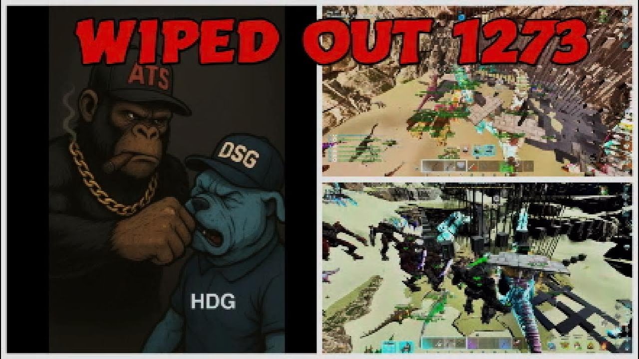 The DSG ally was unable to stop the ATS😆 Ark survival accended official pvp 1x console