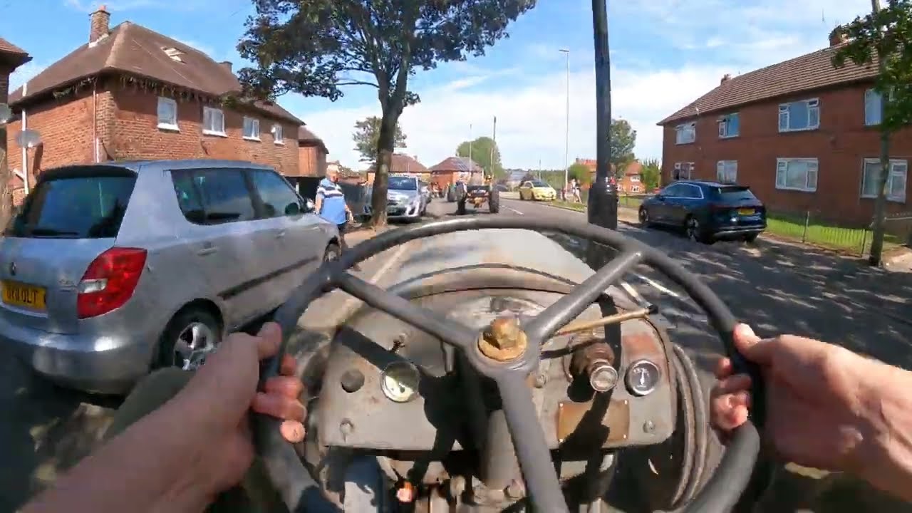 Park Hall to Bentilee!. On my Ferguson T20 Tractor 2025