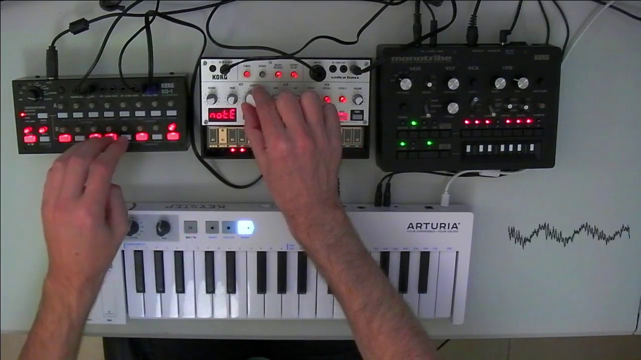 Korg SQ-1, Monotribe, Volca Bass, Arturia Keystep - Arpeggiators
