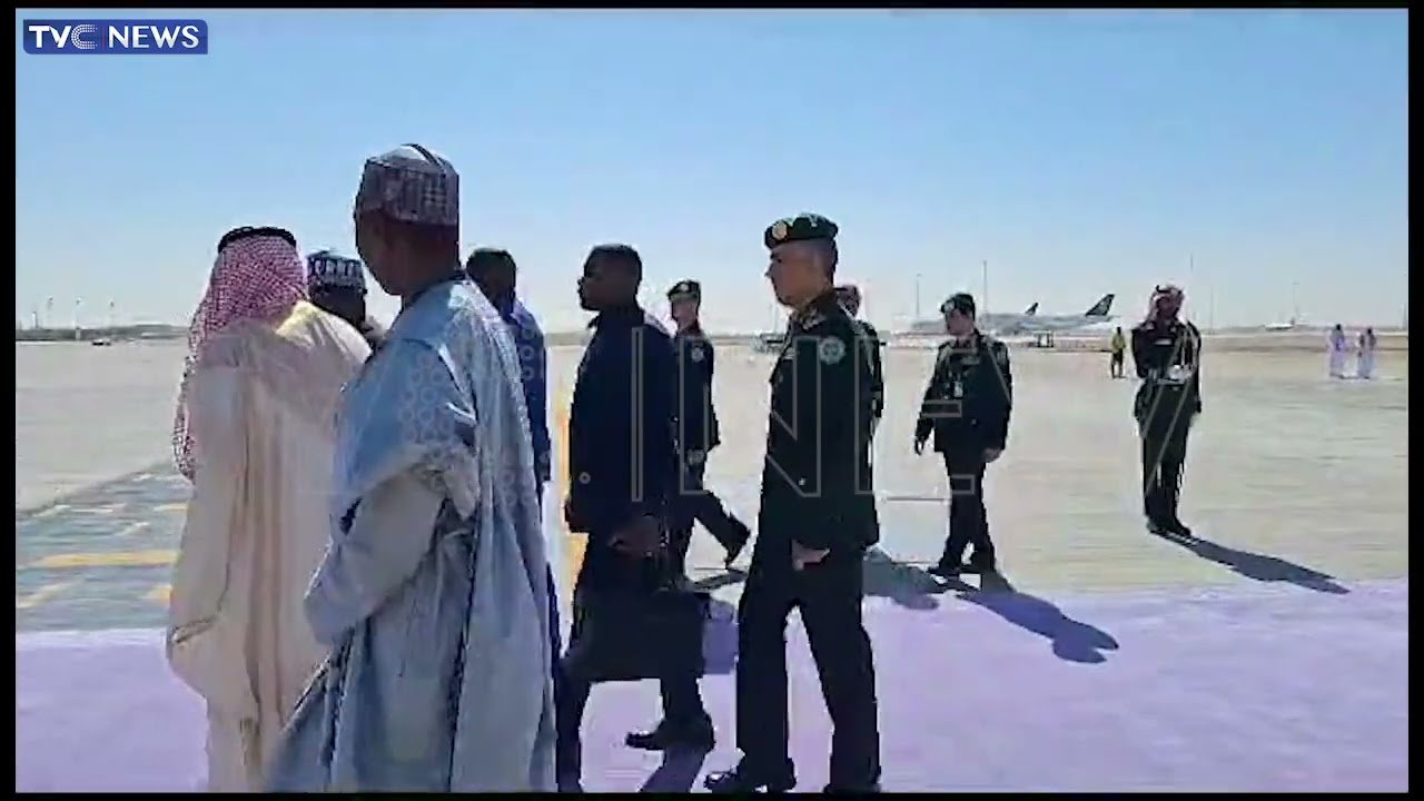 President Tinubu Arrives In Riyadh, To Attend Saudi-Africa Summit