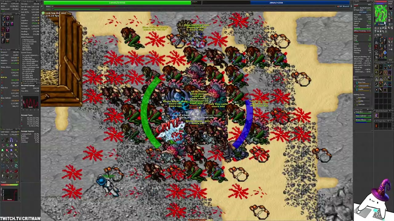 Tibia - Ingol -3 Team Hunt - 805 to 807