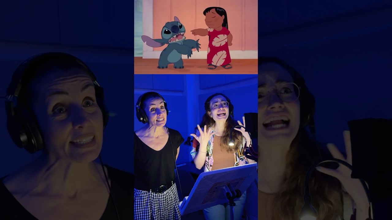 Lilo & Stitch 💙  Ridoppiaggio con Stefania De Peppe 🌺 #disney #comedy #stitch #humor #duet #fyp
