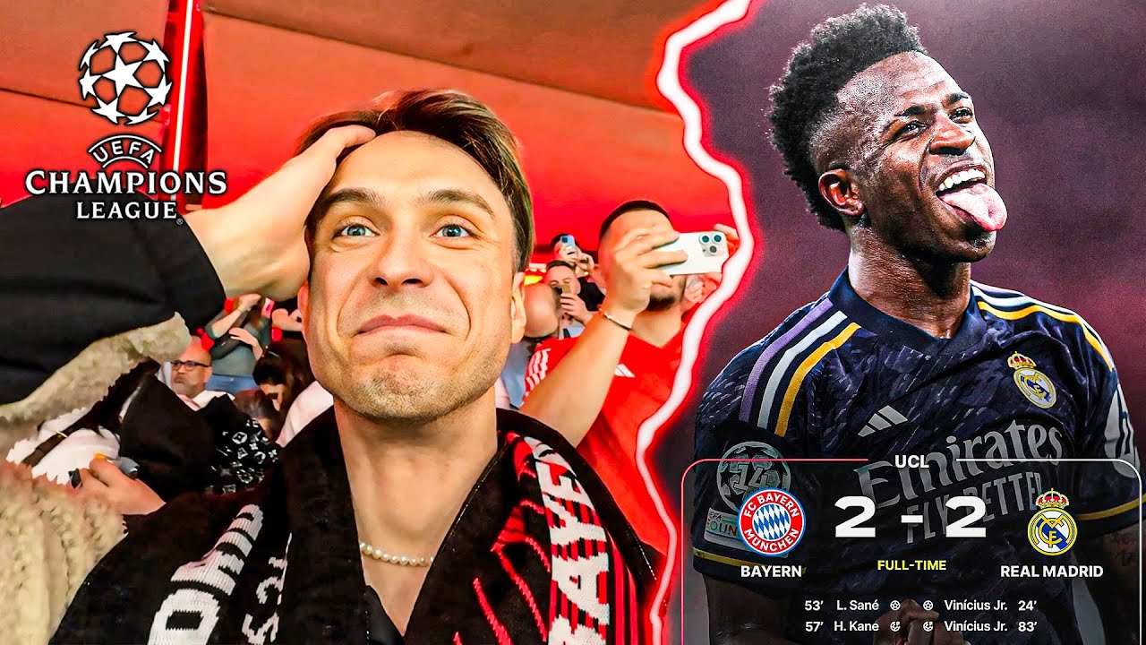 Bayern Monaco vs Real Madrid | OMG, IL REAL NON MUORE MAI 😱 | Champions League vlog
