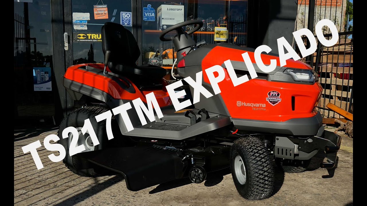 Mini Tractor cesped Husqvarna TS-217TM | PPi maquinas SRL | Detalle por Detallle