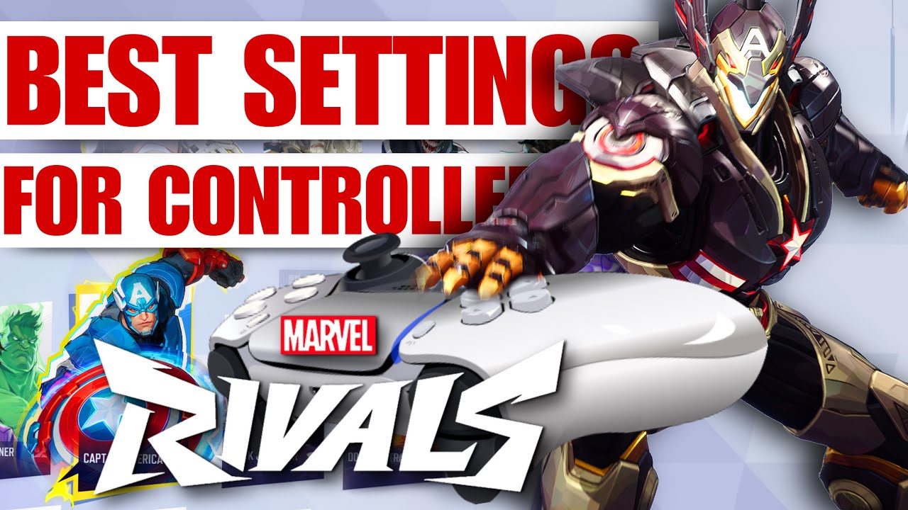Marvel Rivals BEST Controller Settings (Captain America Edition)