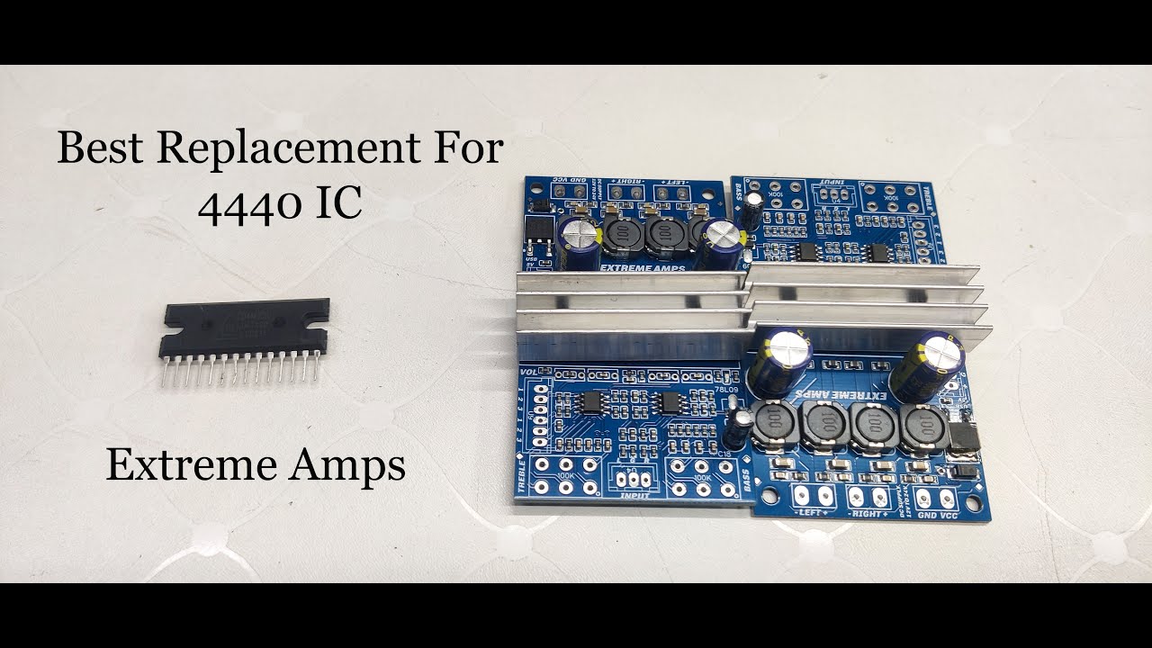 Extreme Amps Class D Board | Best Replacement For 4440 ICs? | 35Watts on 12v Power Supply | Details|