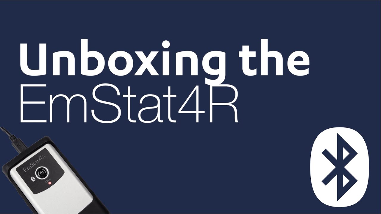 Unboxing the EmStat4R, a portable potentiostat with Bluetooth