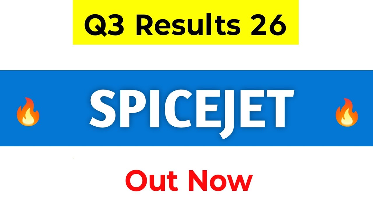 Spicejet Q3 Results 2026 | Spicejet Share Latest News | Spicejet Result Today | Spicejet Share