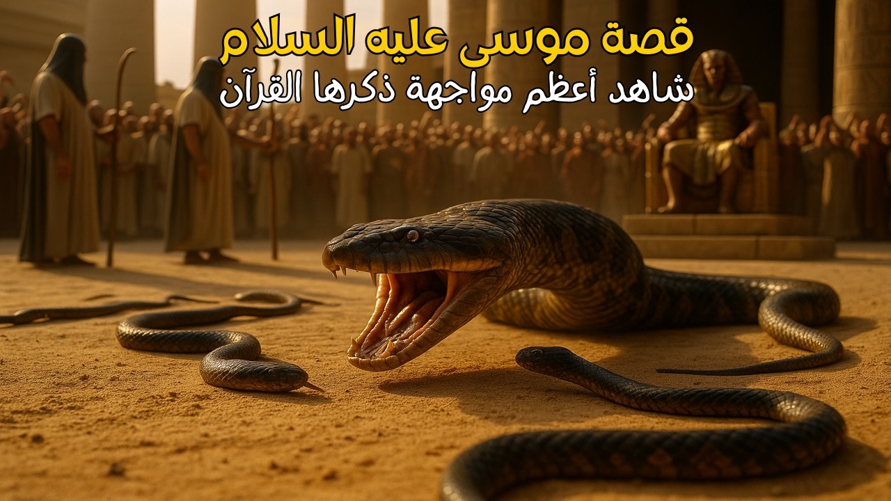 قصة موسى كليم الله وفرعون | سوف تعيش أخطر و أعظم مواجهة ذكرها القران الكريم