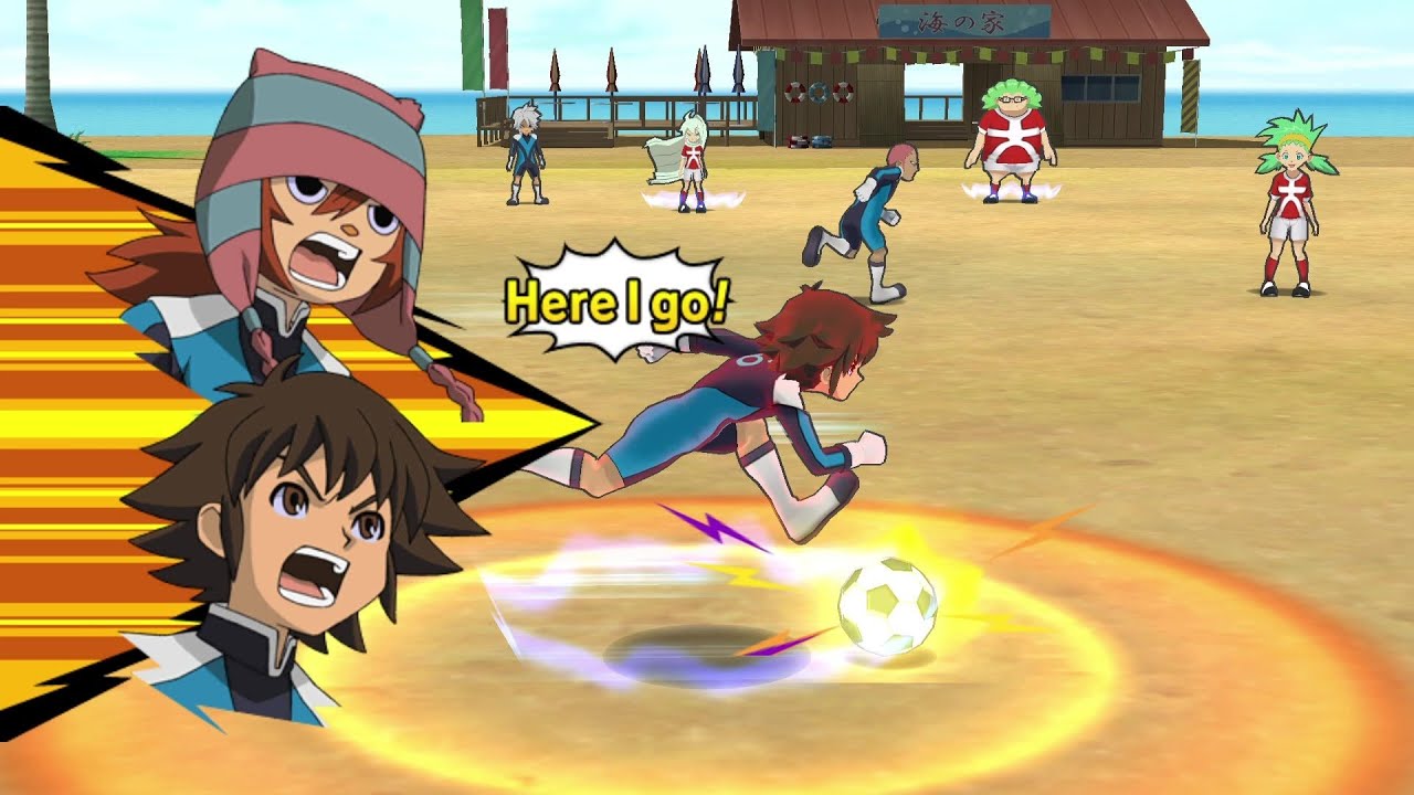 Inazuma Eleven Go Strikers 2013 Xtreme | Dark Emperors VS Tenmas Wii 1080p (Dolphin/Gameplay)