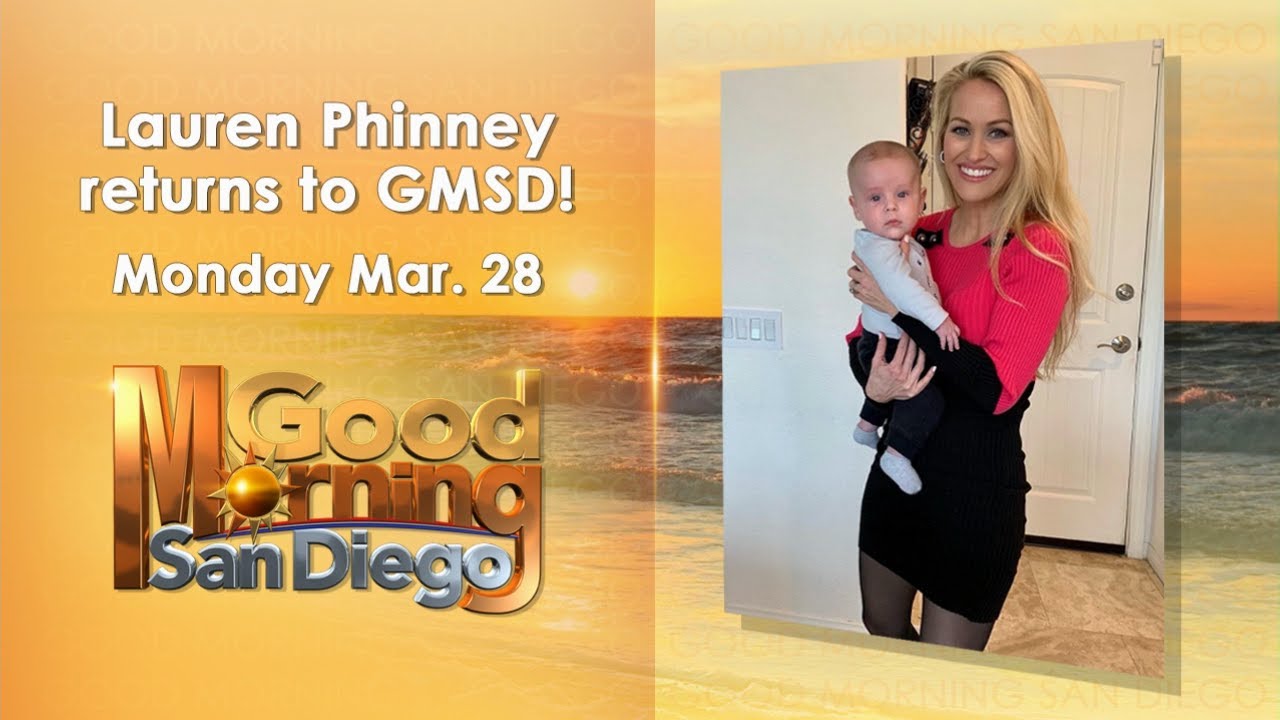 Lauren Phinney returning to Good Morning San Diego on March 28