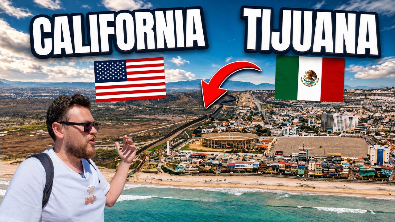 🚨 Crucé la FRONTERA entre MÉXICO y EE.UU. en la era TRUMP | Tijuana