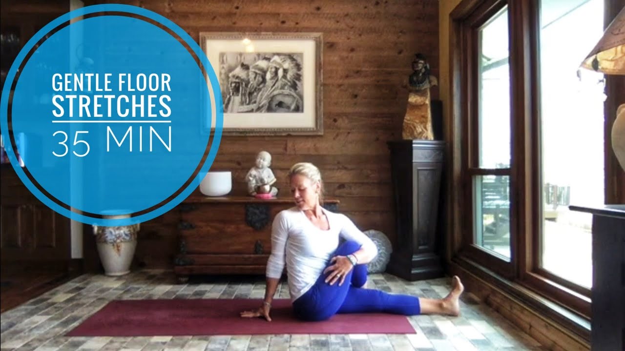 Gentle Floor Yoga || Tension Relief || 35 Min
