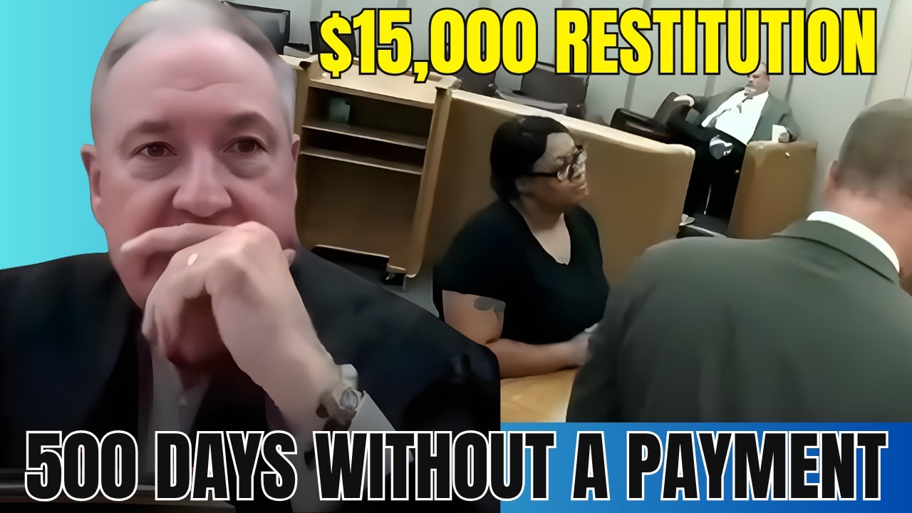 Probation Violation: Judge Confronts Woman on New Arrest & $15,000 Unpaid Restitution