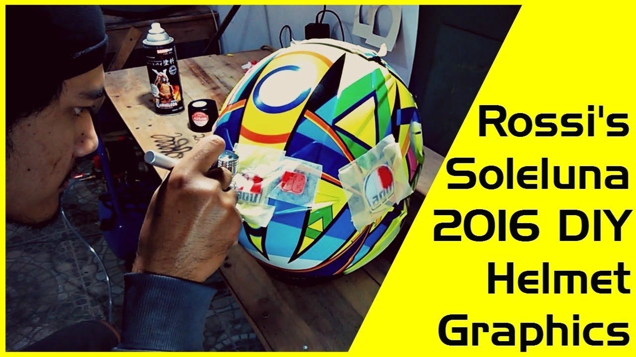 The Making of Valentino Rossi's Soleluna 2016 Graphic Helmet