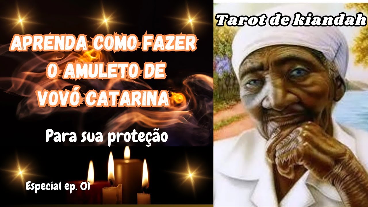 APRENDA A FAZER O AMULETO de proteção da Vovó Catarina🕯️#amuletos #proteção #ancestrais #pretavelha