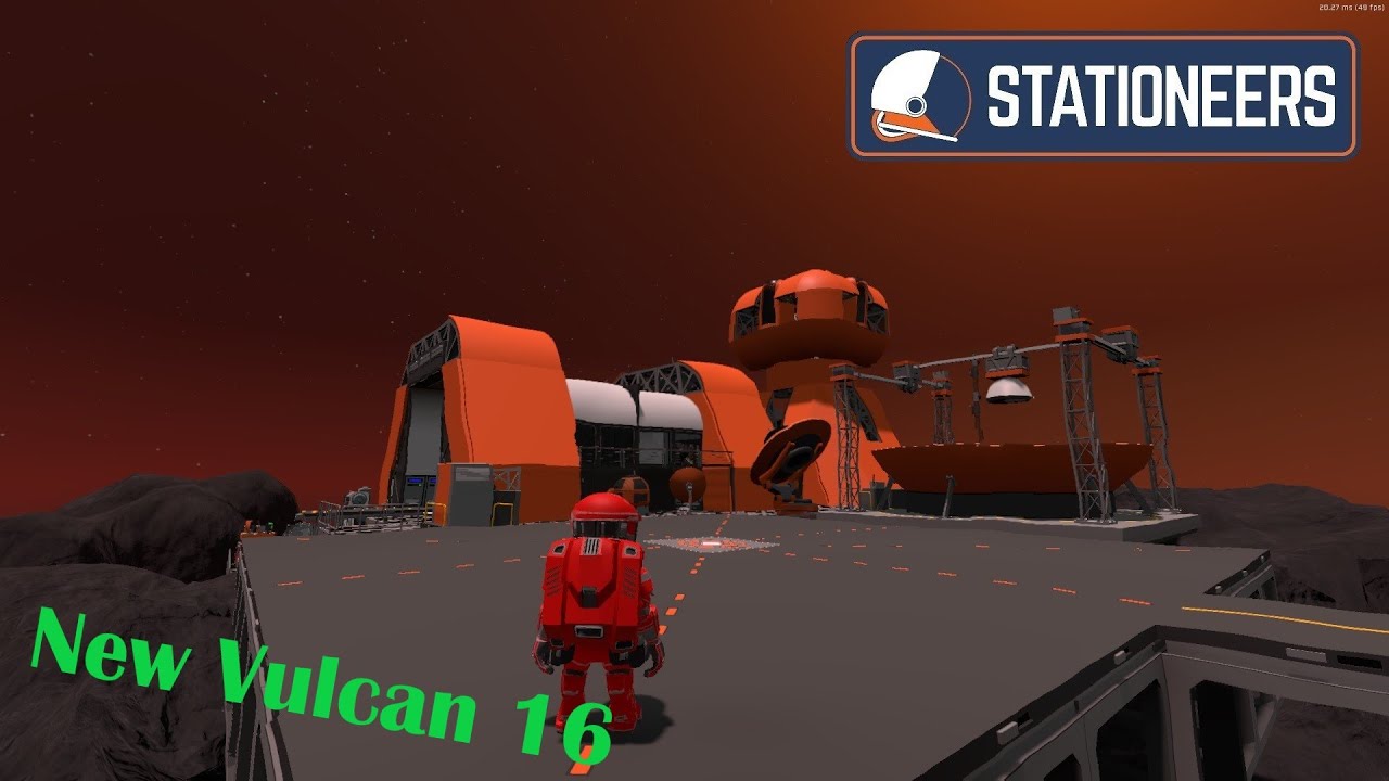 Stationeers - New Vulcan 16 The food factory begins.