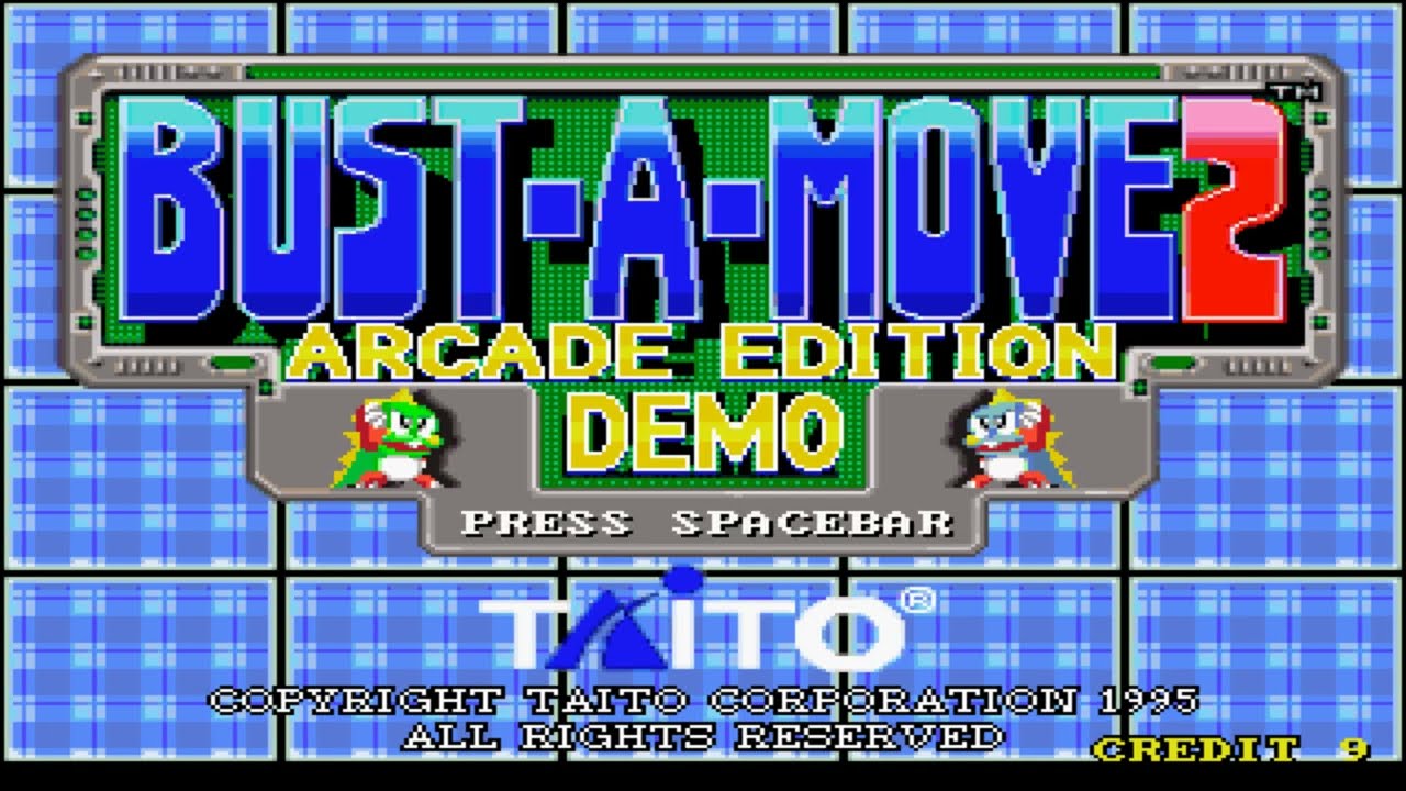 Bust-A-Move 2: Arcade Edition Demo (Taito, Acclaim Entertainment, 1996)