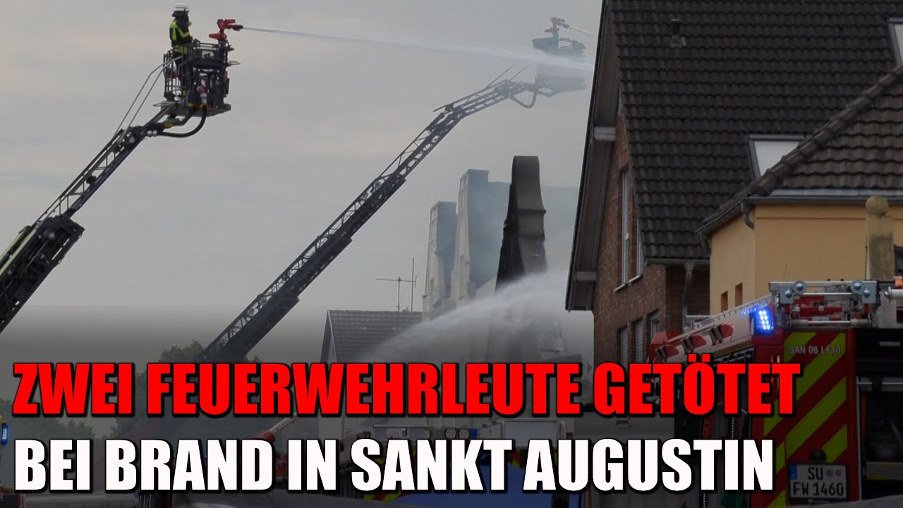 Zwei Feuerwehrleute sterben bei Großbrand in Sankt Augustin | 18.06.2023