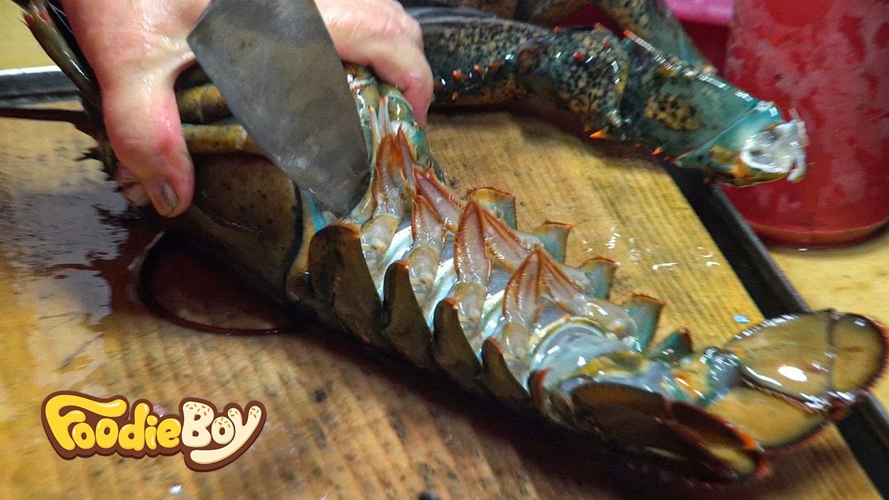 Лобстер с гарнирами - Уличная еда в Корее