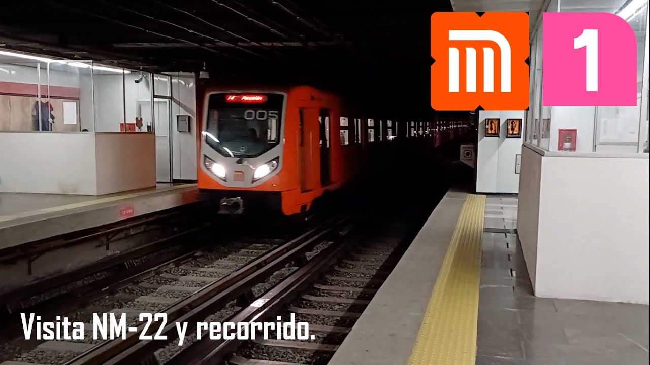 Metro CDMX Linea 1 | Tren NM-22 | Visita y recorrido.