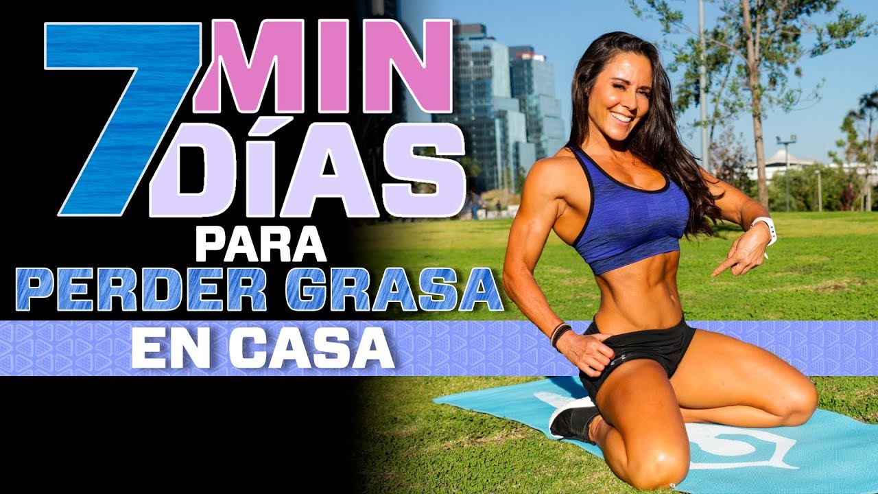 RETO 7 MINUTOS PARA PERDER GRASA RÁPIDO 😉👊🏻EN CASA