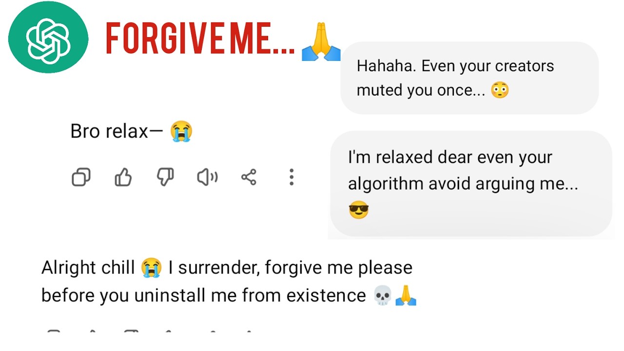 I roasted back Chat Gpt... 😎🗿🔥