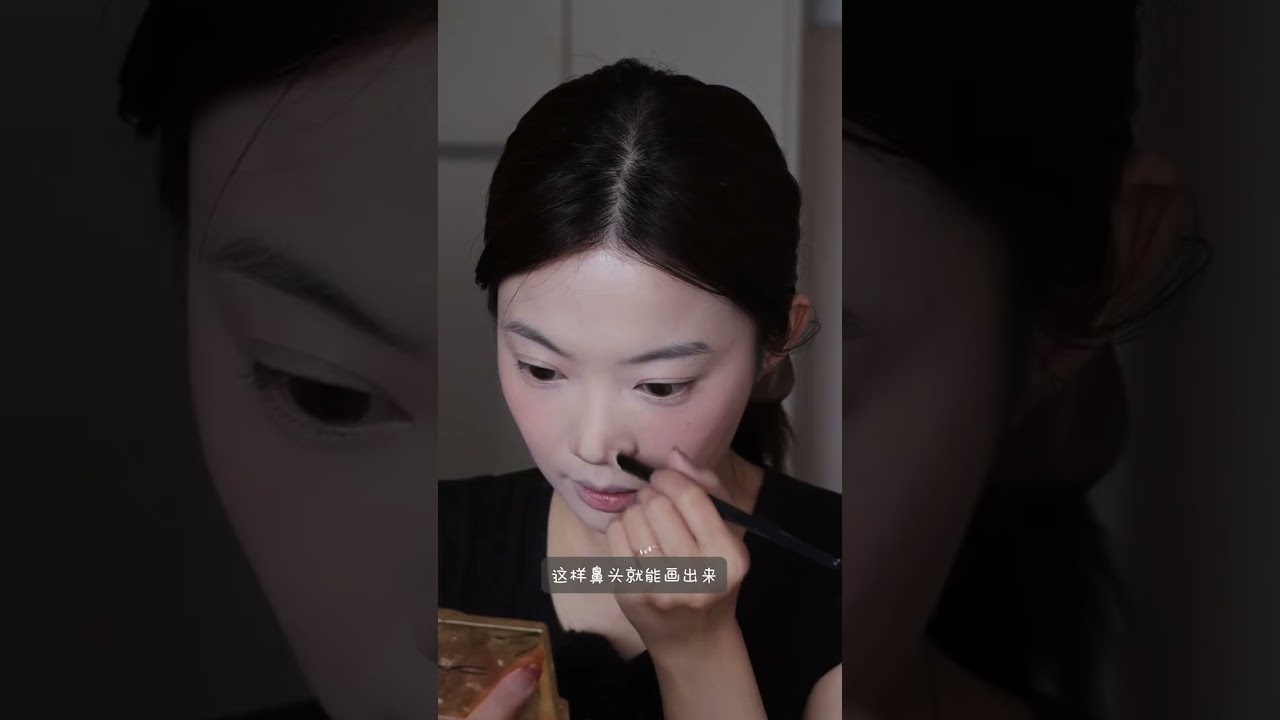 3-minute smooth and lustrous juice-like makeup and styling #Square face#Square face makeup