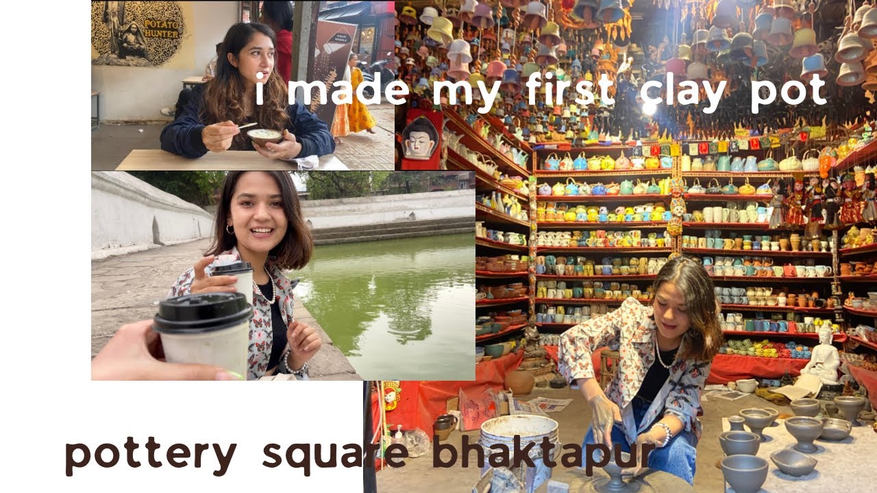 Bhaktapur pottery | i made my first clay pot vlog |