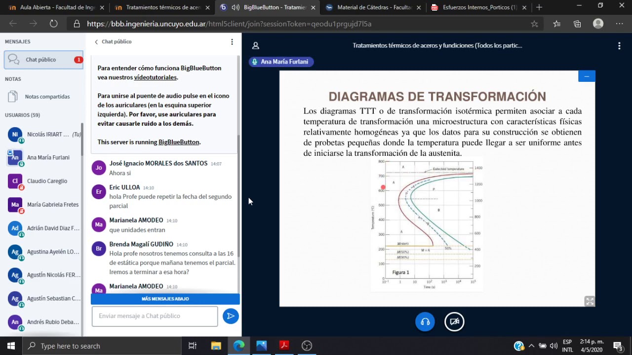 CLASE 04/05 CIENCIA DE LOS MATERIALES- TEORIA-TRATAMIENTOS TERMICOS PARTE 1