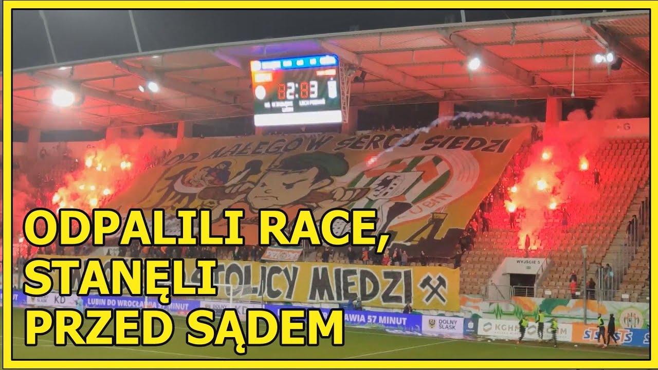 LUBIN. Odpalili race, usłyszeli wyrok