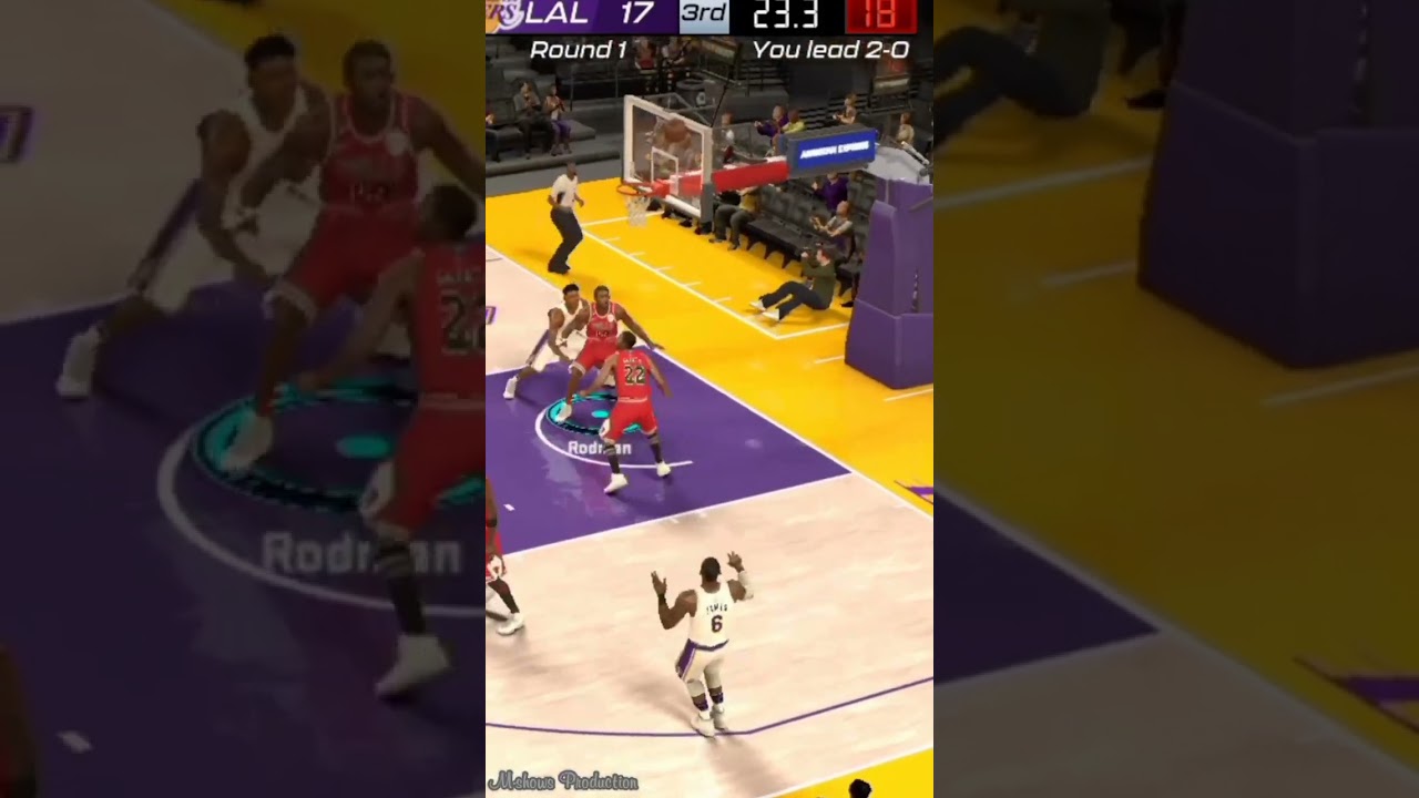 When Lebron James on fire's / NBA #2k23 #mshows